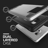 Hybrid Case Dual Layer Armor Defender Cover - Dropproof - Silver - Selna N35