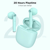 TWS Earphones Wireless Earbuds Headphones True Stereo Headset - ZDXYG