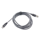 6ft USB-C Cable Charger Cord - Mesh Braided - Gray - Fonus K32