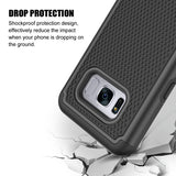 Hybrid Case Dual Layer Armor Defender Cover - Shockproof - Black - Selna L16