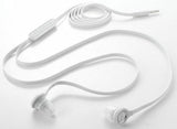 HTC Original Earphones Flat Headphone - Wired Earbuds - In-Ear - White