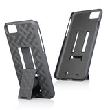 Case Holster Combo Swivel Belt Clip - Dropproof - Kickstand - Black - Fonus J60