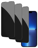 3 Pack Privacy Screen Protector Tempered Glass Curved Anti-Spy Anti-Peep 3D Edge - ZD3Z26
