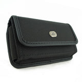 Case Belt Clip Canvas Rugged Holster Cover - LCASE38 - Black - M22