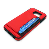 Leather Case Luxury Wallet Cover Credit Card ID Slot Stand - Black - Selna N78