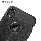 Ultra Slim TPU Leather Case Cover - Shock Absorbent - Black - Fonus L27