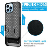 Case Belt Clip Holster Swivel Cover Kickstand Armor - ZDY04