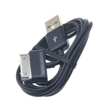 30-Pin USB Cable Charger Cord - TPE - Black - M09