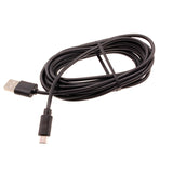 2-in-1 Car Home Charger 6ft Micro USB Cable Long Cord Travel Power Adapter Charging Wire Folding Prongs - ZDY09