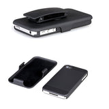 Case Holster Combo Swivel Belt Clip - Dropproof - Kickstand - Black - Fonus D89