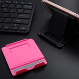 Pink Stand Fold-up Holder Travel Desktop Cradle - ZDZ42