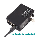 34W 6.8A 4-Port USB Home Wall Charger - Smart Detect - Fonus K64