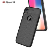 Ultra Slim TPU Leather Case Cover - Shock Absorbent - Black - Fonus L27