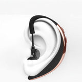 Wireless Earphone Mono Behind the Ear Single Bud - Black - Fonus L73