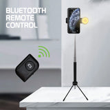 Selfie Stick Wireless Built-in Tripod Remote Shutter Stand Self-Portrait - ZDZ98