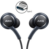 AKG TYPE-C Earphones Authentic Headphones USB-C Earbuds EO-IC100 w Mic - Black