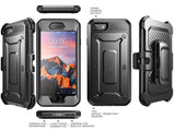 Hybrid Case Rugged Holster Swivel Belt Clip - Built-in Screen Protector - Black - Selna N33 124-3