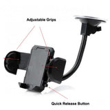 Universal Car Mount Holder for Windshield - Gooseneck Arm - Fonus C08