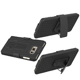 Case Holster Combo Swivel Belt Clip - Dropproof - Kickstand - Black - Fonus C03