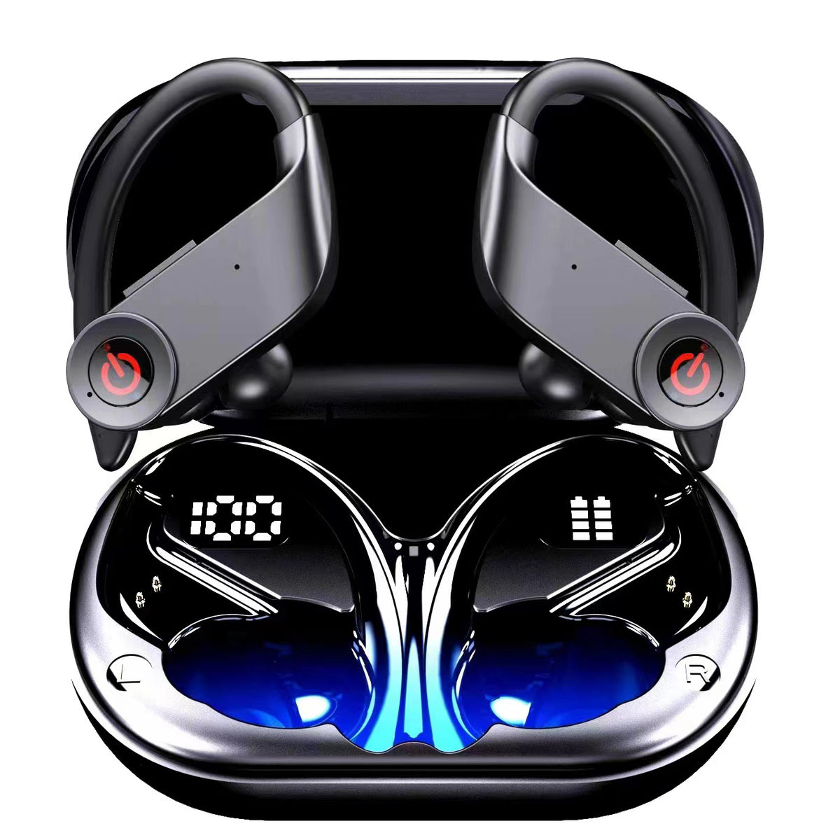 TWS Earphones Wireless Earhook Headphones Earbuds True Stereo