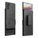 Case Holster Combo Swivel Belt Clip - Dropproof - Kickstand - Black - Fonus M04