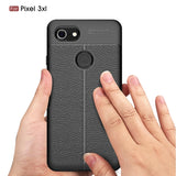 Ultra Slim TPU Leather Case Cover - Shock Absorbent - Black - Fonus V04