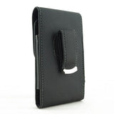 Leather Case Belt Clip Holster - Vertical Cover - LCASE46 - Black - D71