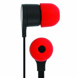 HTC Original Earphones 3.5mm Headphone - Flat Wired Earbuds - RC-E240 - Black
