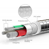 6ft Metal PD Cable Type-C to USB-C Fast Charger Cord Power Wire - Fonus - D55
