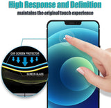 3 Pack Privacy Screen Protector. Tempered Glass Curved Anti-Spy Anti-Peep 3D Edge - ZD3G56