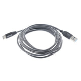 6ft USB-C Cable Charger Cord - Mesh Braided - Gray - Fonus K32