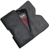 Verizon Leather Case Belt Clip Holster - Cover - LCASEVZ4 - Black