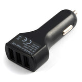 36W 4.8A 3-Port USB Car Charger - Smart Detect - Fonus K62