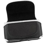 Leather Case Belt Clip Holster Cover - LCASE49 - Black - D98