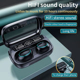 TWS Headphones Wireless Earbuds Earphones True Wireless Stereo Headset - ZDY82