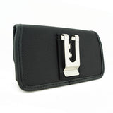 Case Belt Clip Canvas Rugged Holster Cover - LCASE39 - Black - K03