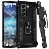 Case Belt Clip Holster Swivel Metal Ring Cover Kickstand Armor - ZDZ66