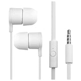 HTC Original Earphones Flat Headphone Earbuds - White