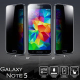 Samsung Galaxy Note 5 - Privacy Screen Protector - Tempered Glass - 3D Full Cover