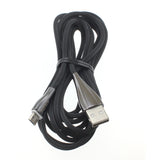 10ft Micro USB Cable Charger Cord - TPE - Black - Fonus R85