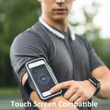 Sports Armband Gym Running Band Neoprene - Black - Fonus M61