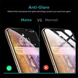 iPhone XR/11 - Anti-glare Screen Protector Tempered Glass - Full Cover - Fingerprint Resistant
