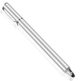 Stylus Touch Screen Pen Fiber Tip Aluminum Lightweight Silver Color - ZDZ51