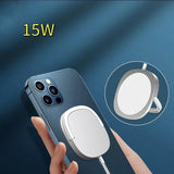 Magnetic Wireless Charger 15W Fast Charging Pad USB-C - Magsafe Compatible - ZDE68