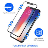 iPhone X/XS/11 Pro - Tempered Glass Screen Protector - HD Clear - 5D Curved - Full Cover