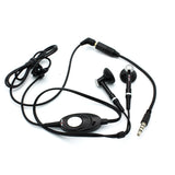 Verizon 2.5mm Earphones with 3.5mm Headphones Adapter - Black