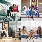 Tripod Selfie Stick Wireless Monopod Remote Shutter Built-in Self-Portrait - ZDRS1