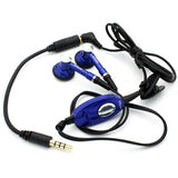 Verizon 2.5mm Earphones with 3.5mm Headphones Adapter - Blue