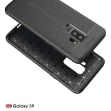 Ultra Slim TPU Leather Case Cover - Shock Absorbent - Black - Fonus V03