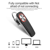 Wireless Earphone Mono Earbud Handsfree Mic Single Headphone Headset - ZDY84